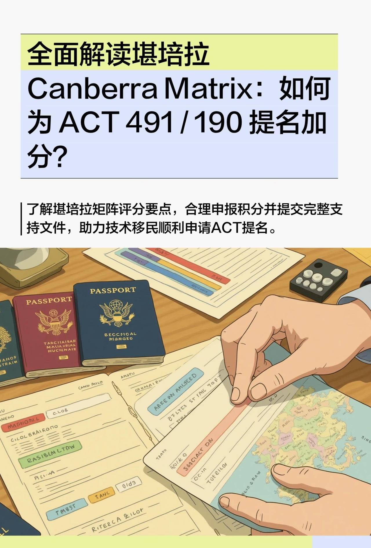 全面解读堪培拉Canberra Matrix：如何为 ACT 491 / 190