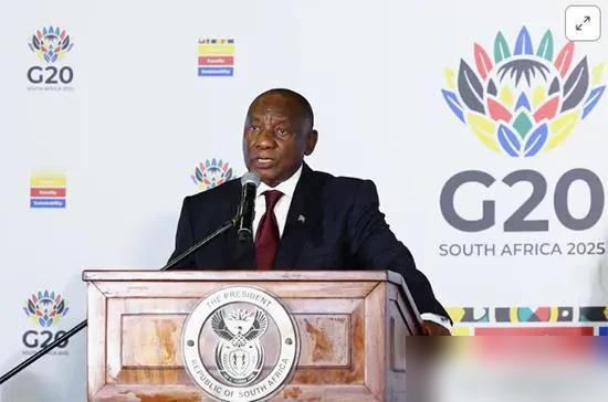 南非总统拉马福萨11月14日表示，由于美国决定缺席即将召开的二十国集团（G20）