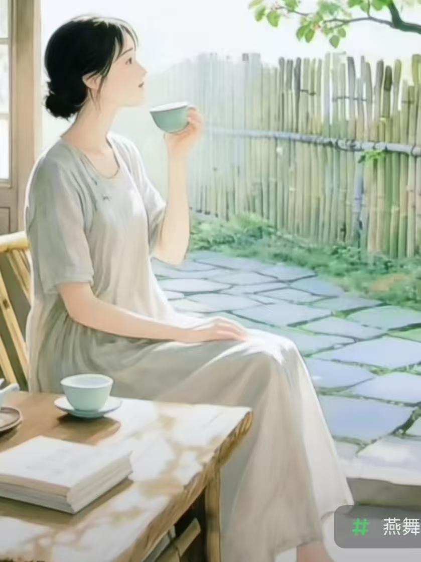 捣练子·春闲
柳风斜，竹篱遮。
闲倚疏窗自煮茶。
欲向东君私一语，
庭前杏蕊懒舒