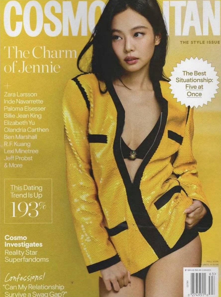 Jennie母版Cosmo秋季刊Jennie美版Cosmo秋季刊 完全女王