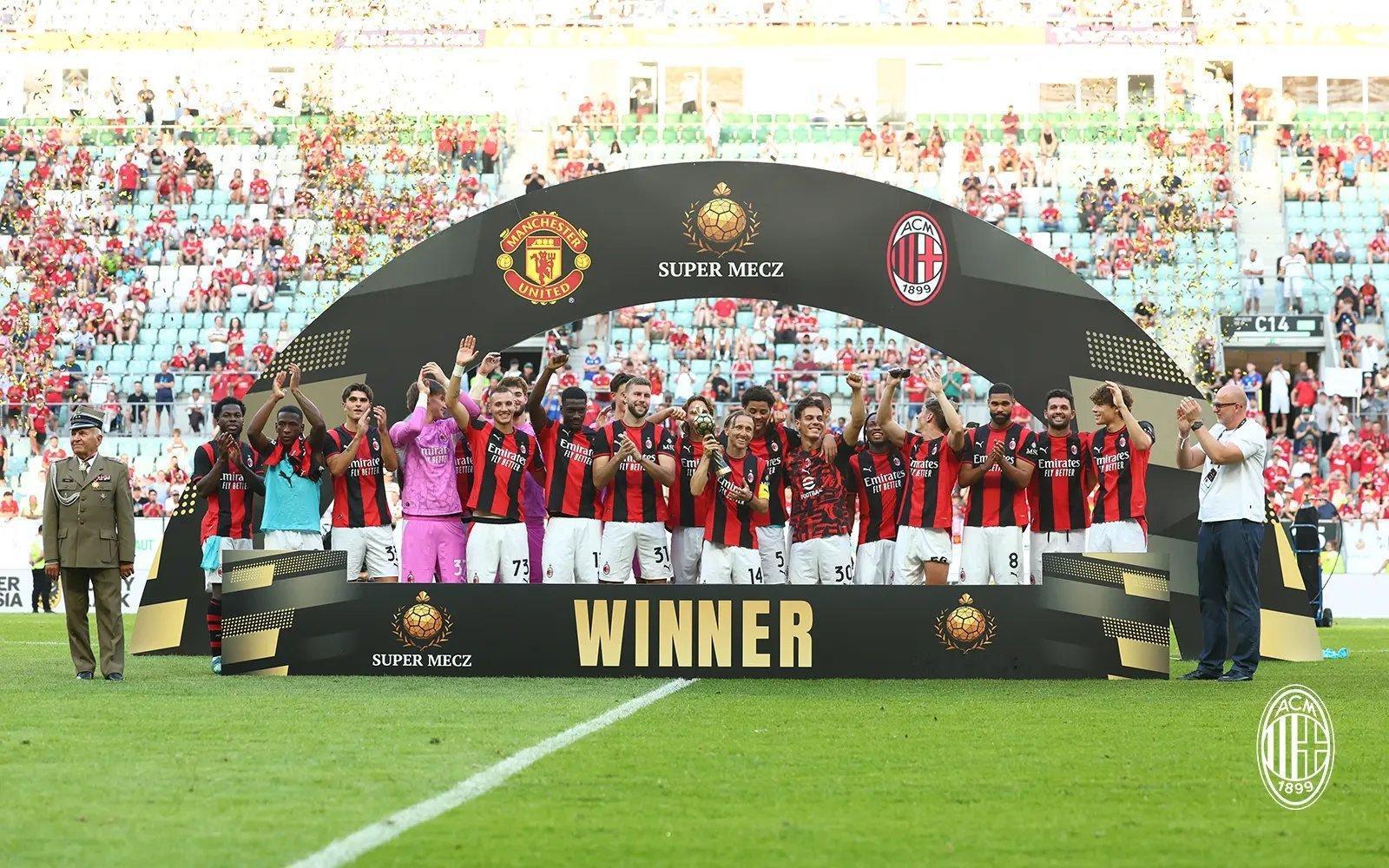 AC米兰 阿莫林首冠。sempremilan