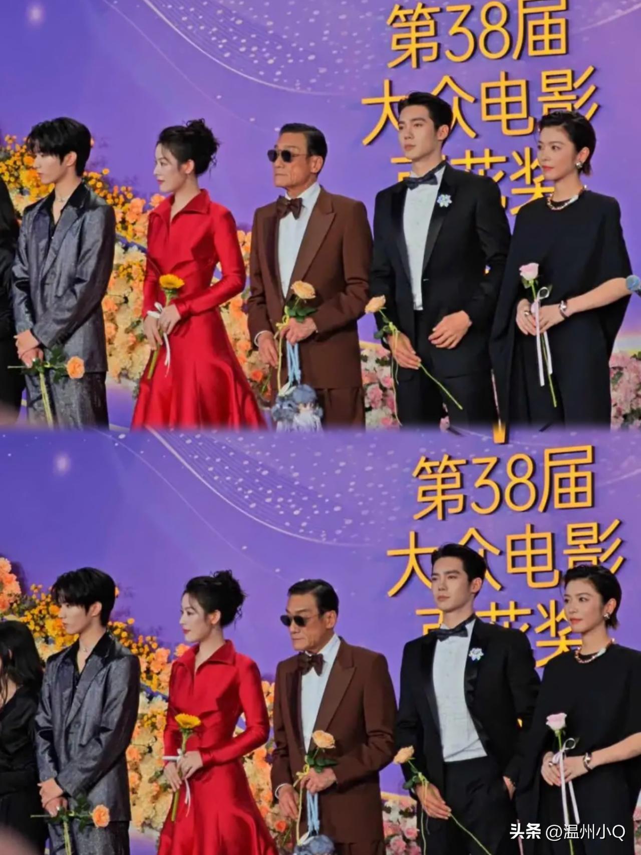 谁懂啊，众人中于适的身型真的好突出，一直直着腰板儿，非常直观地感受到胸肌挺阔和健