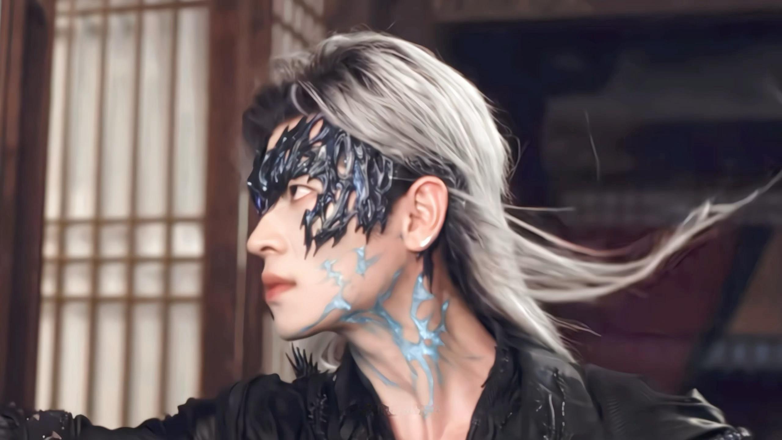 哪怕戴着面具遮了大半张脸悲愤也能从眼睛里溢出来..痛痛的💔哎哟说好的玄衣客出来