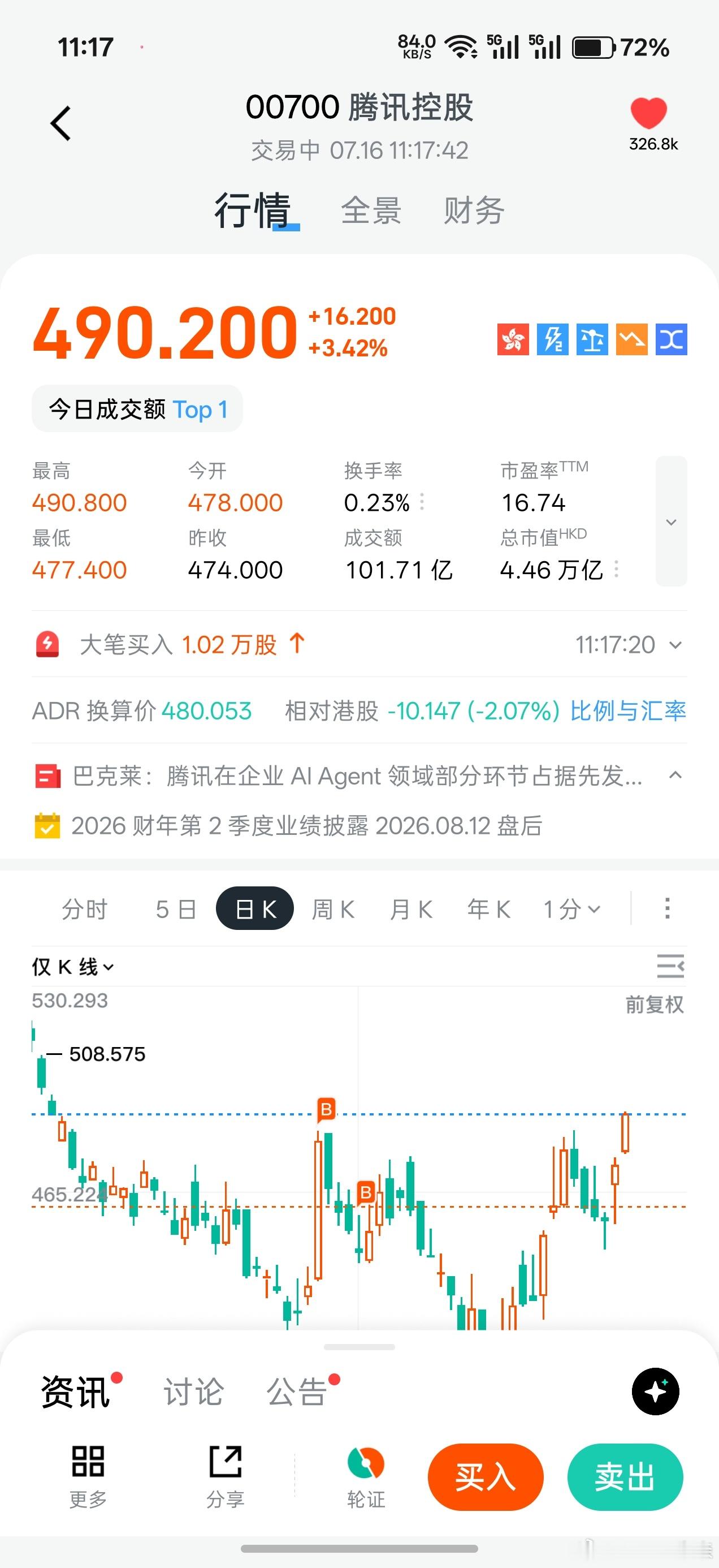 腾讯还是这么令人安心 