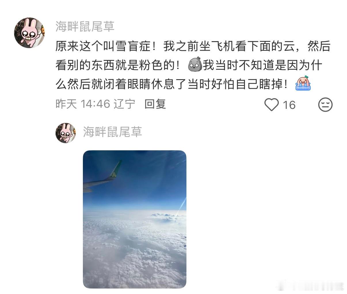 在太阳底下吃奶油蛋糕得了雪盲症 