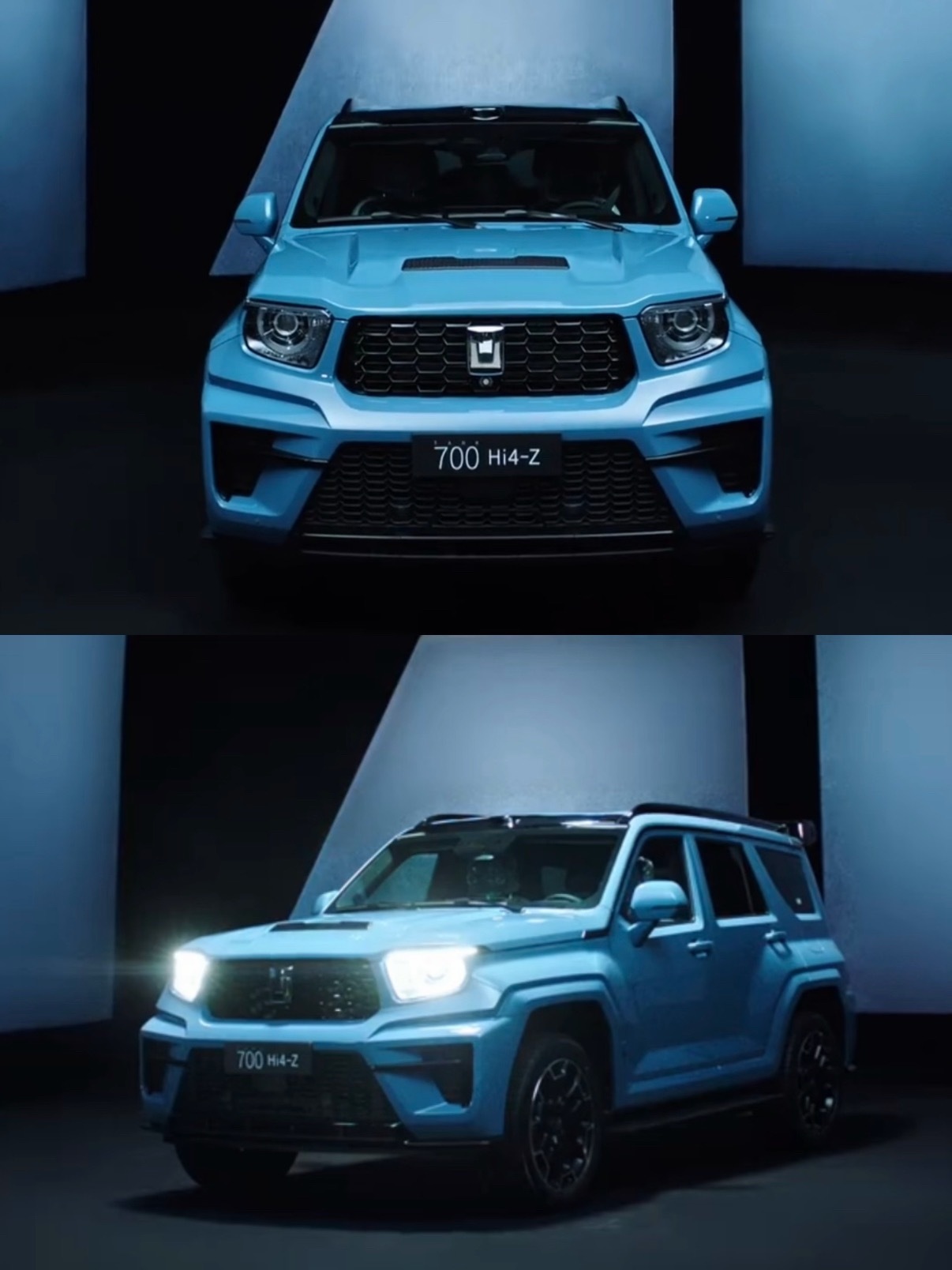 新坦克700Hi4z的配色是真的有品尤其这个熊猫内饰太对了！ 