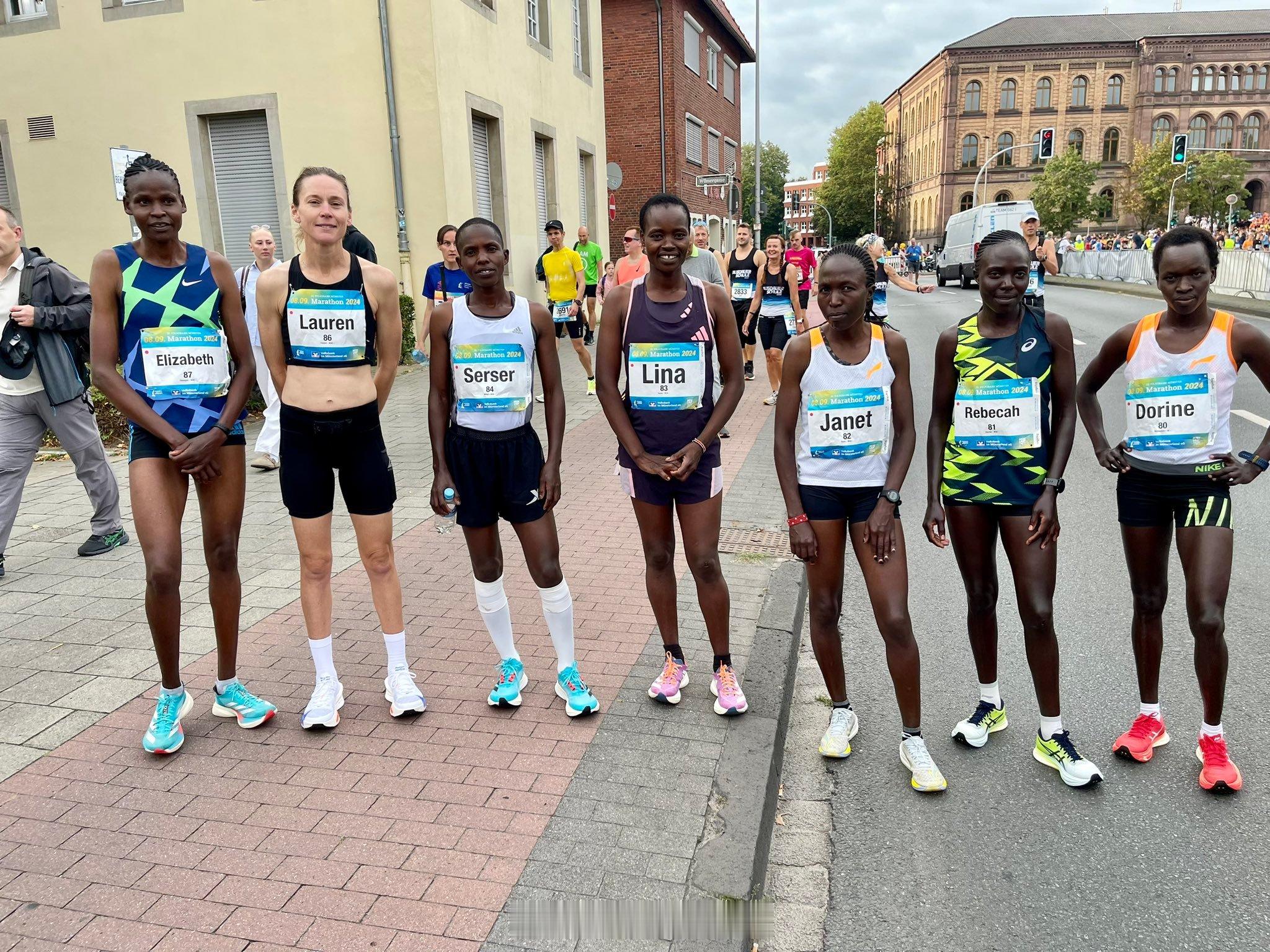 Volksbank Münster Marathon 2024明斯特马拉松的男女