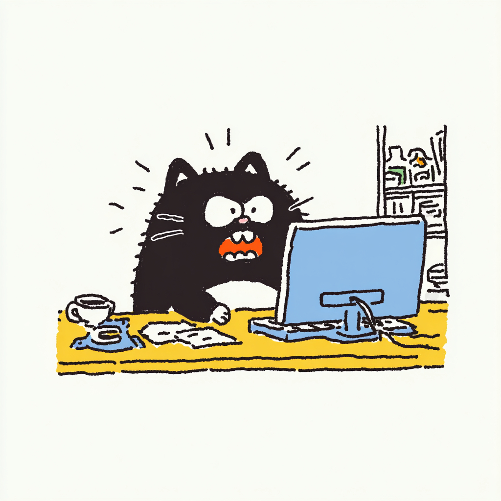 咪上班也会疯的 