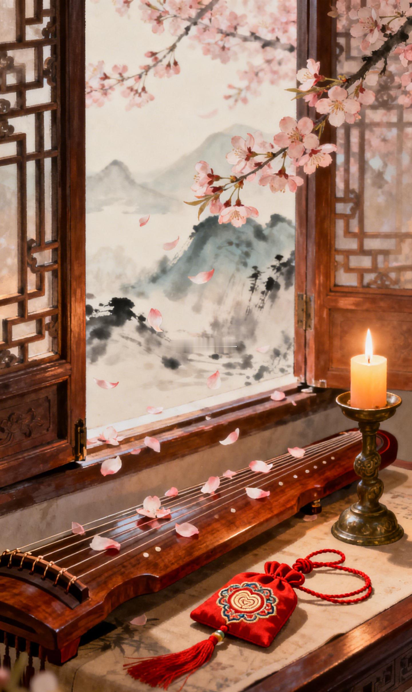 古人斫琴，最讲究用同一棵桐木的阴阳两面。好的姻缘大抵也是如此，本就是同根生出的气