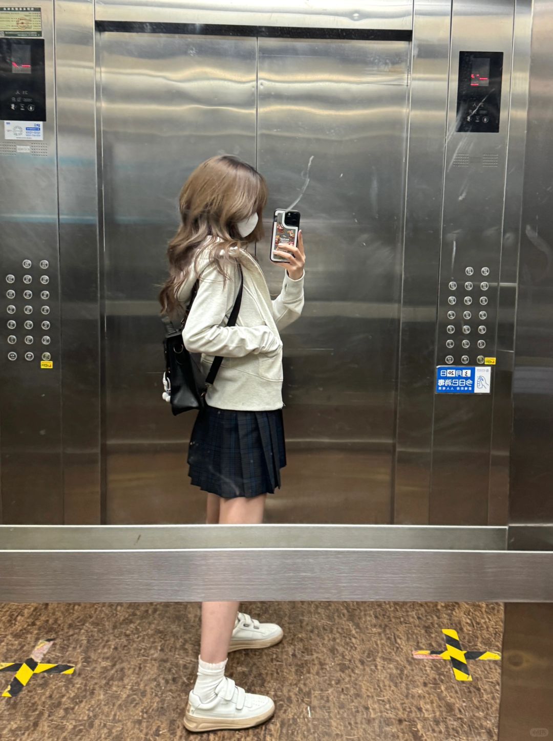 卫衣格裙休闲校园感～