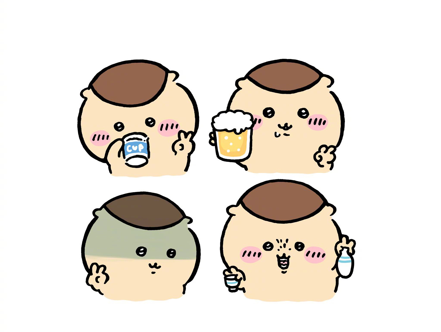 #chiikawa[超话]#栗子大叔的比耶图✌🏻🌰 ​​​