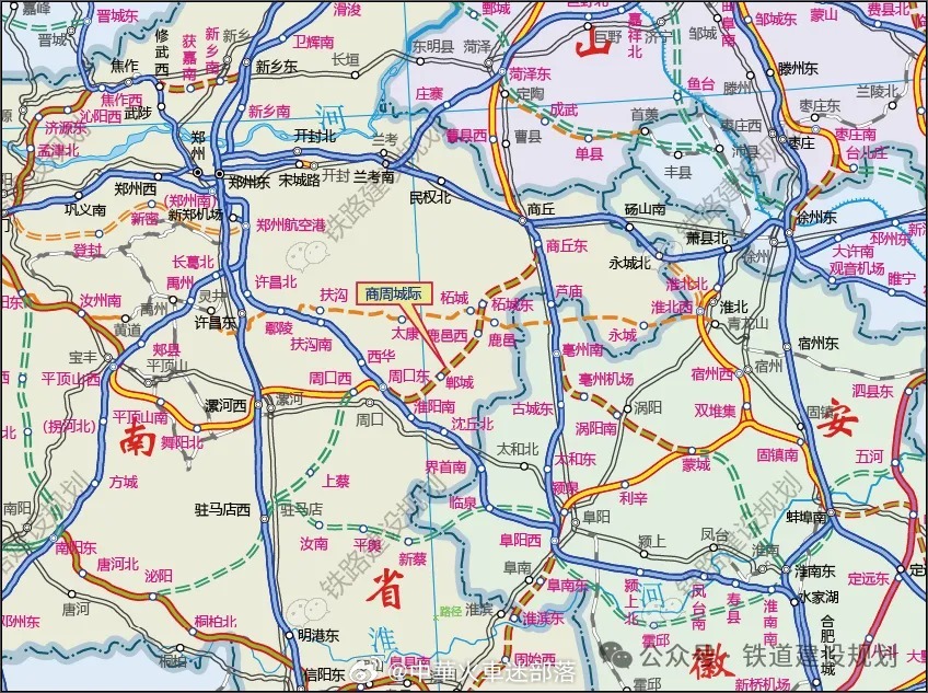 高铁头条【河南、山东两省间又规划一条高铁通道】5月15日，河南省铁路建设投资集团
