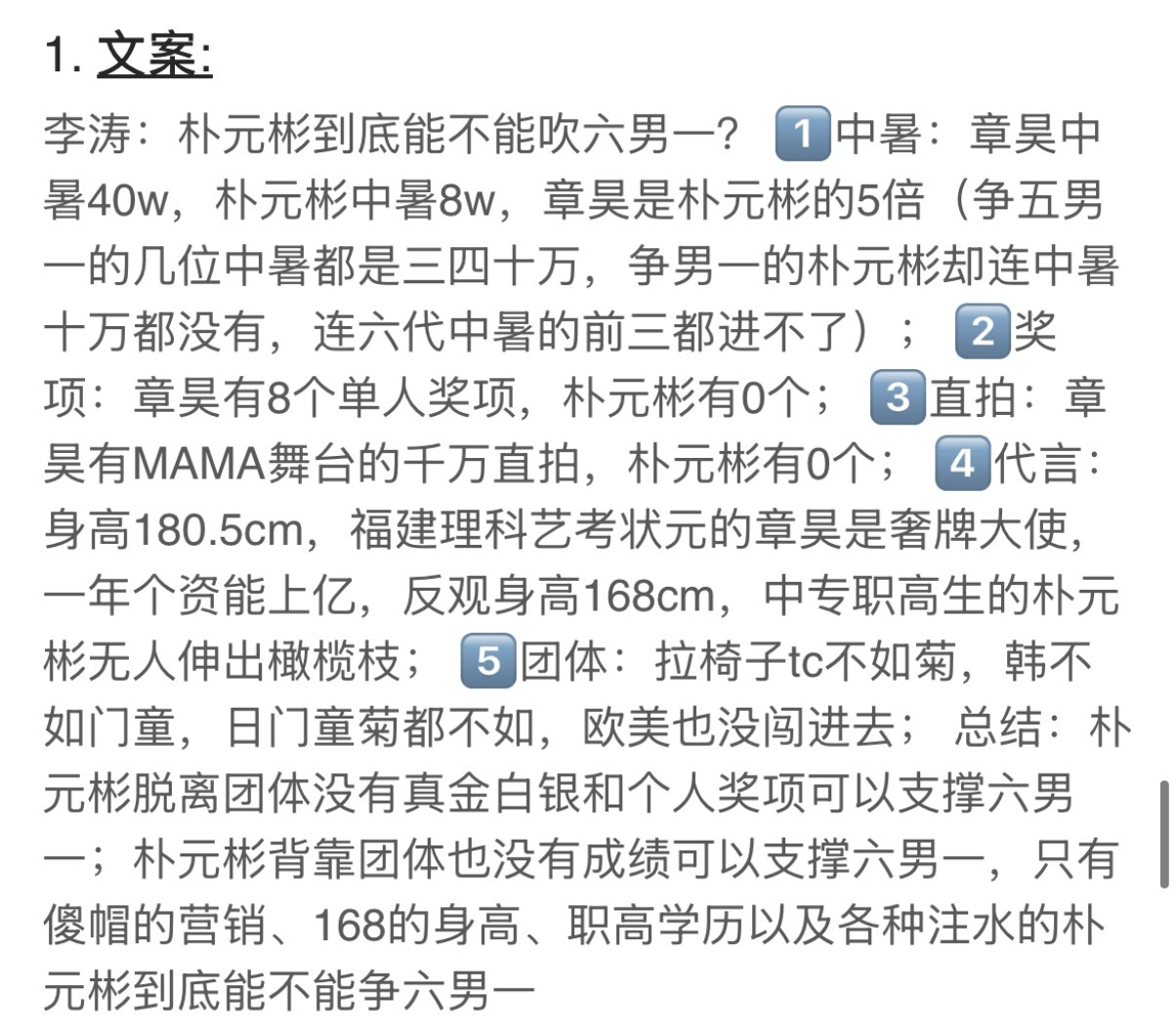 朴元彬和章昊两位六男一候选人全方位盘点（ 包含：中暑、奖项、直拍、代言、团体） 