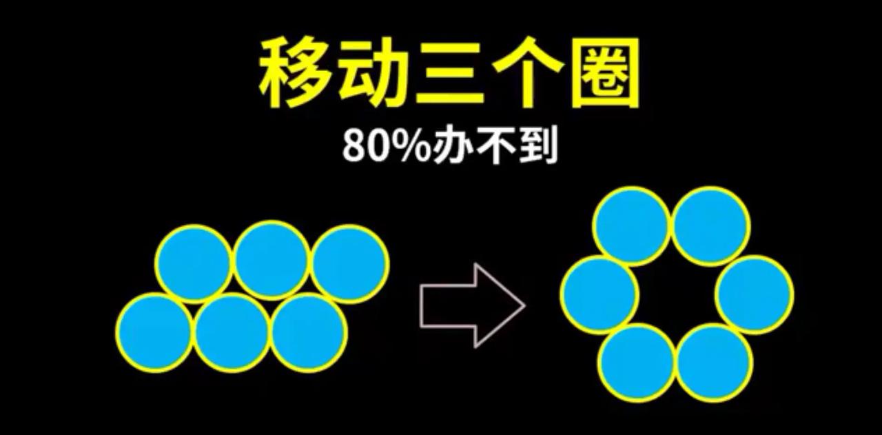 小学思维题。一道小学圈图思维题，80%的大人都卡壳 刷到一道给小学生设计的趣味思