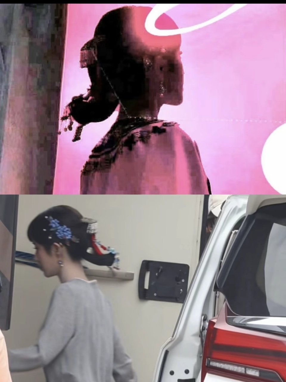 是海报上面的妆造！好美好美