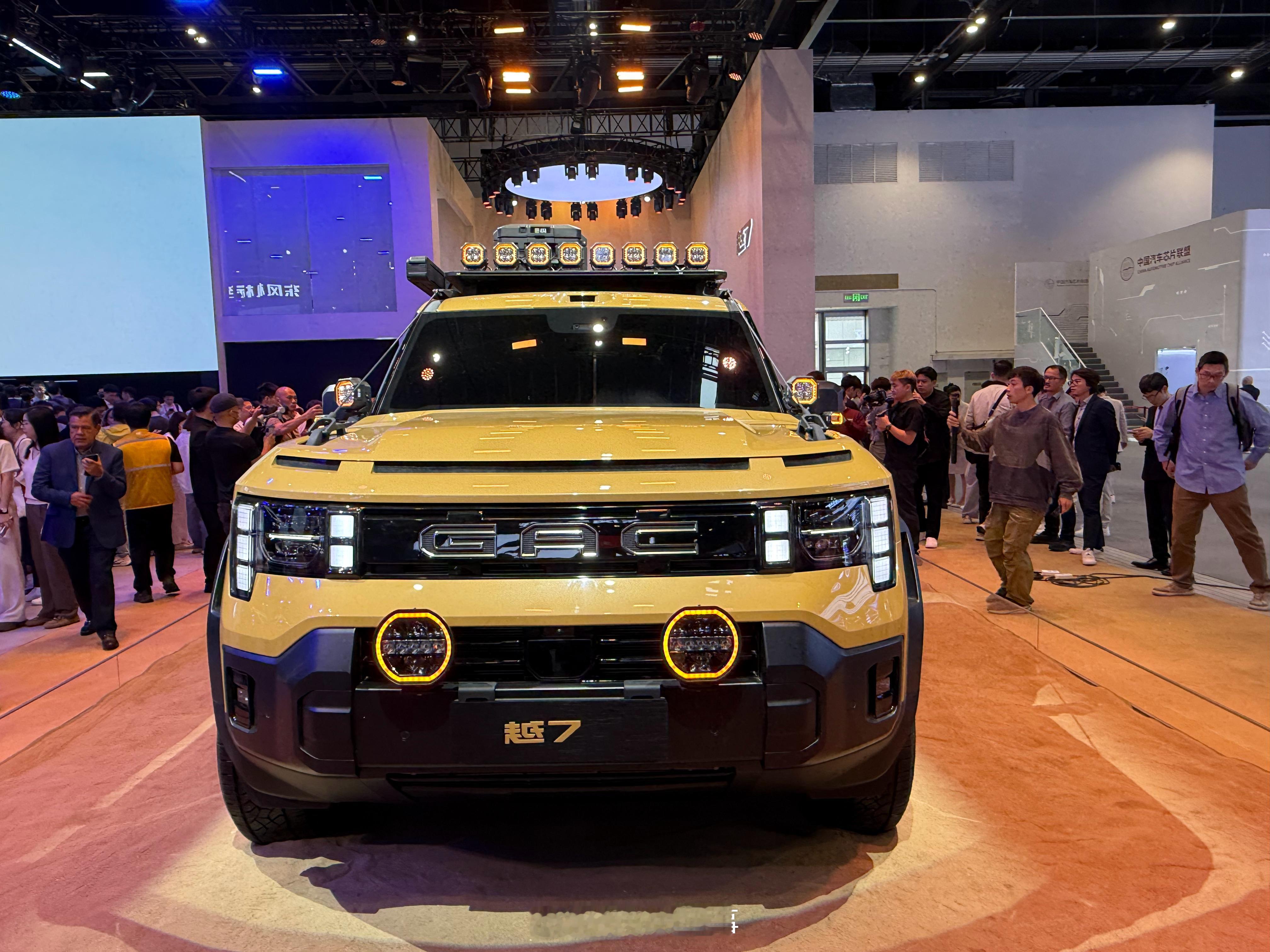 广汽传祺首款越野车越7在北京车展亮相了，这颜值你们打几分？2026北京车展