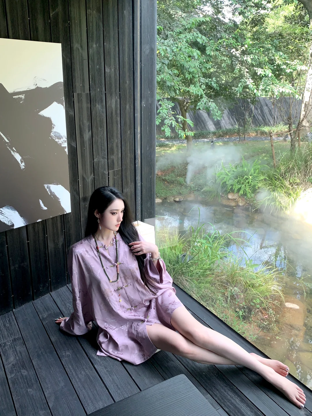 遇见她 如春水映梨花
