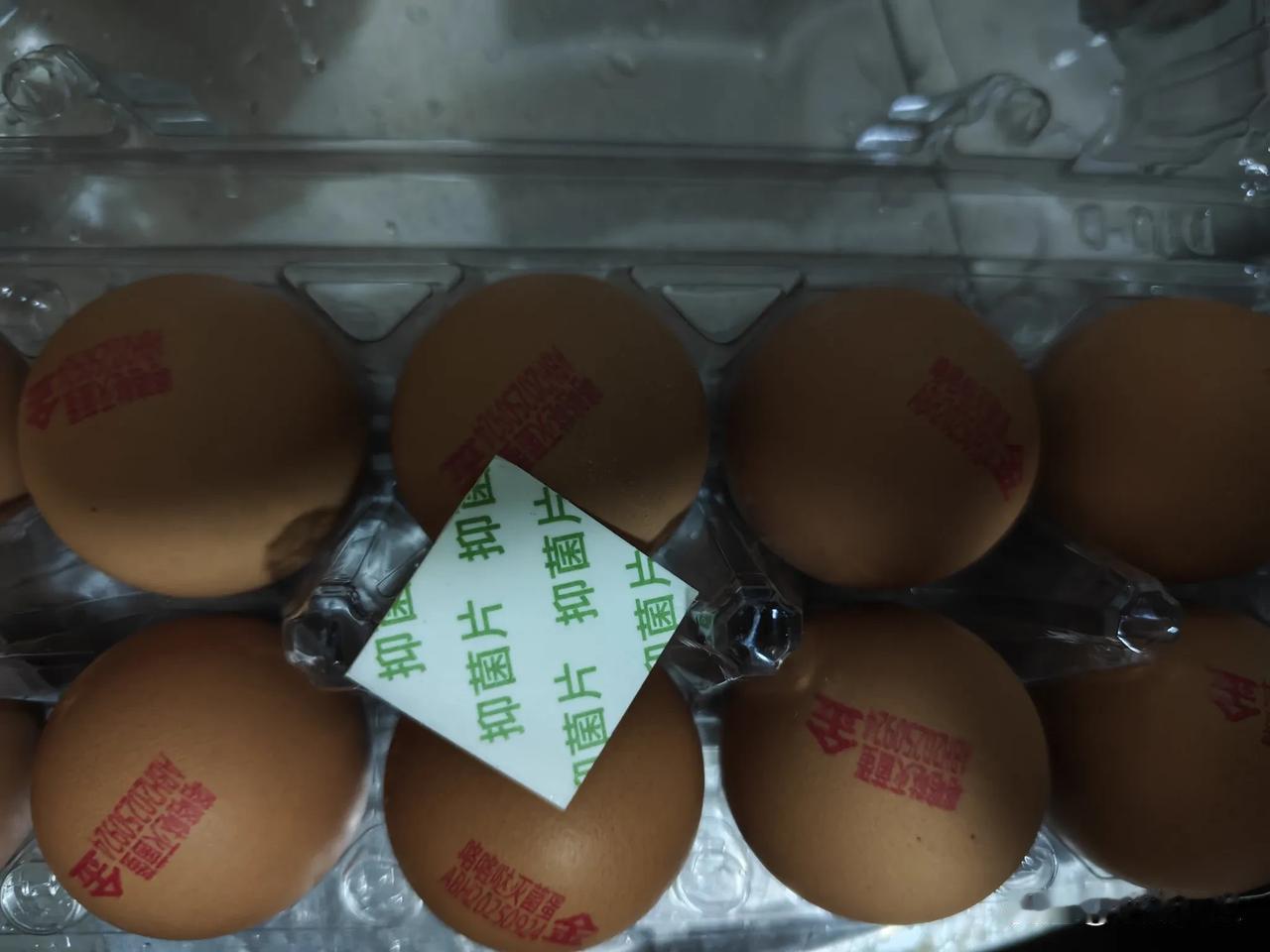 这次吃的咯咯哒鸡蛋每个小盒里多了一个小片片，上面写着抑菌片，加这个片就不容易滋生