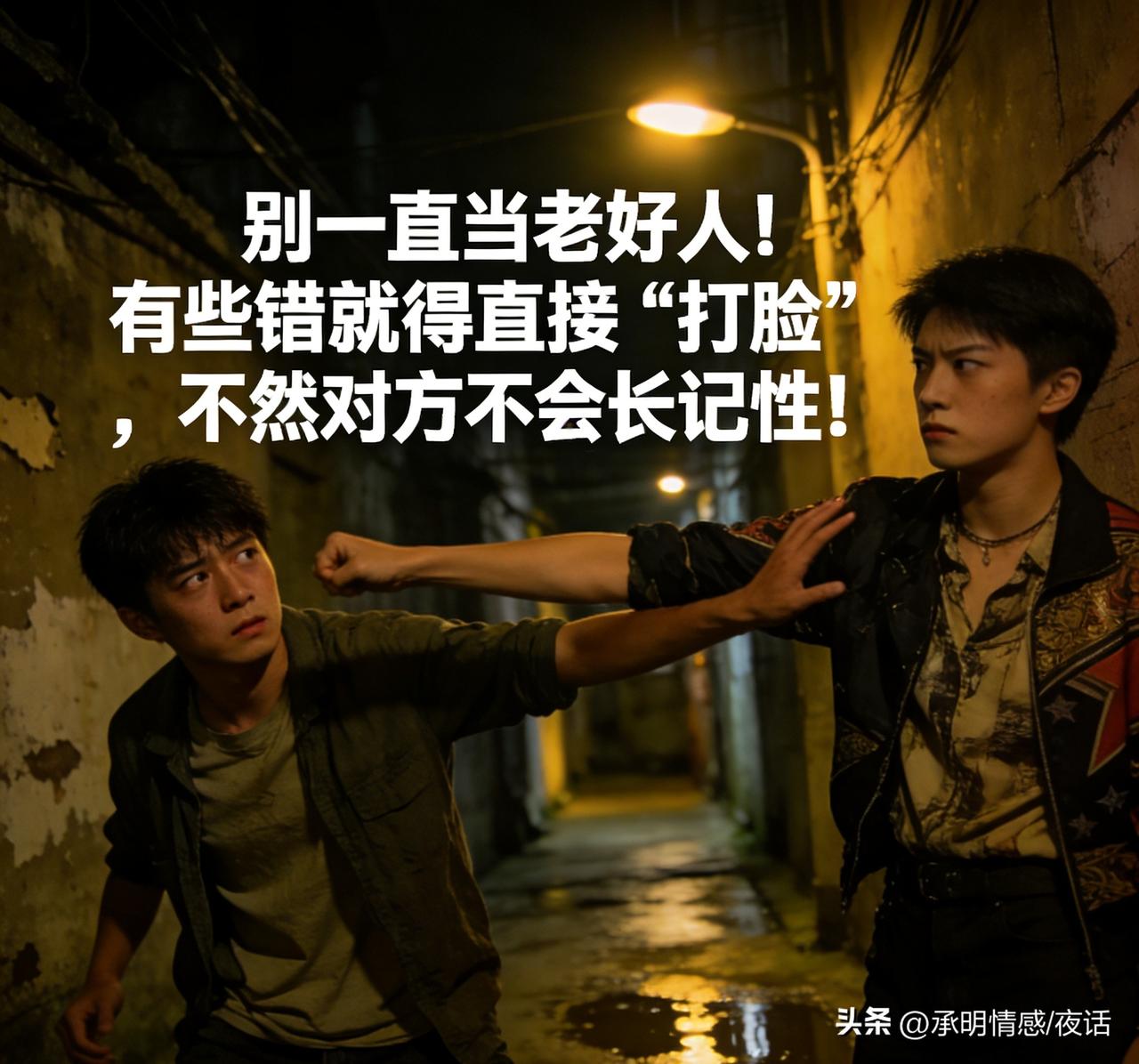 别一直当老好人！有些错就得直接“打脸”，不然对方不会长记性！

发现对方触到底线