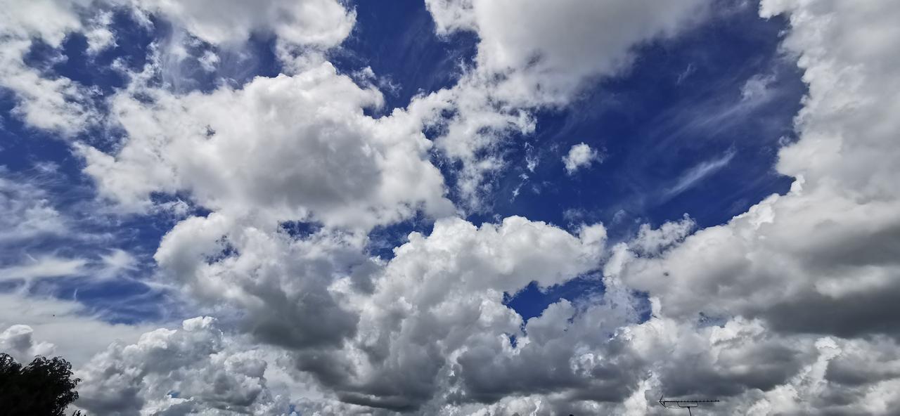 单看看这里的云就觉得很是痛快，那样的纯粹的白云，纯粹的蓝天，纯粹的令人陶醉。这时