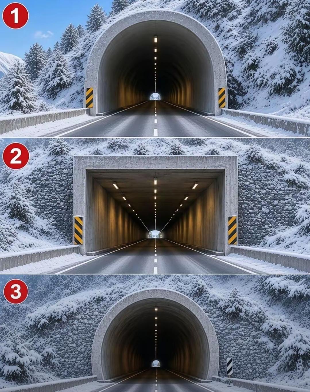 123号隧道哪个最抗压力？为什么设计还不一样？应该还要看山⛰️体和地理形状。[作