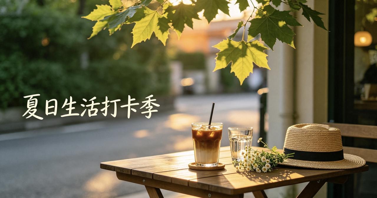 热烈的盛夏，藏着数不尽的温柔与小欢喜。不用奔赴遥远的风景，身边的烟火便是最好的光