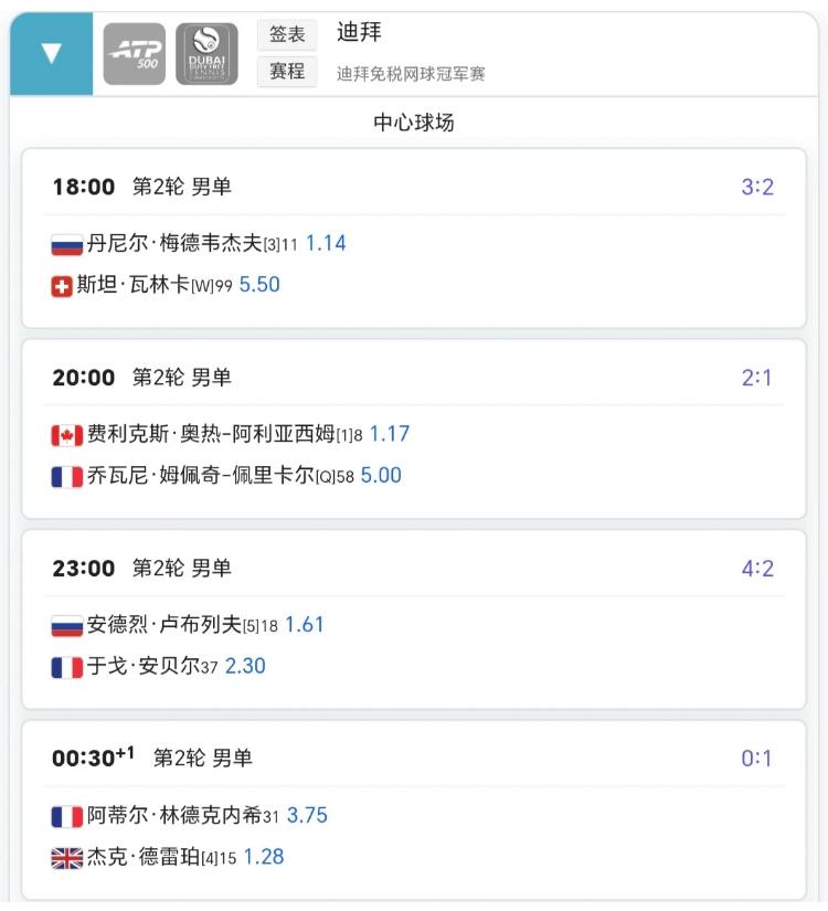 吴易昺还是袁悦？
ATP500还是WTA250？
2月26日上午9:30🔥🔥