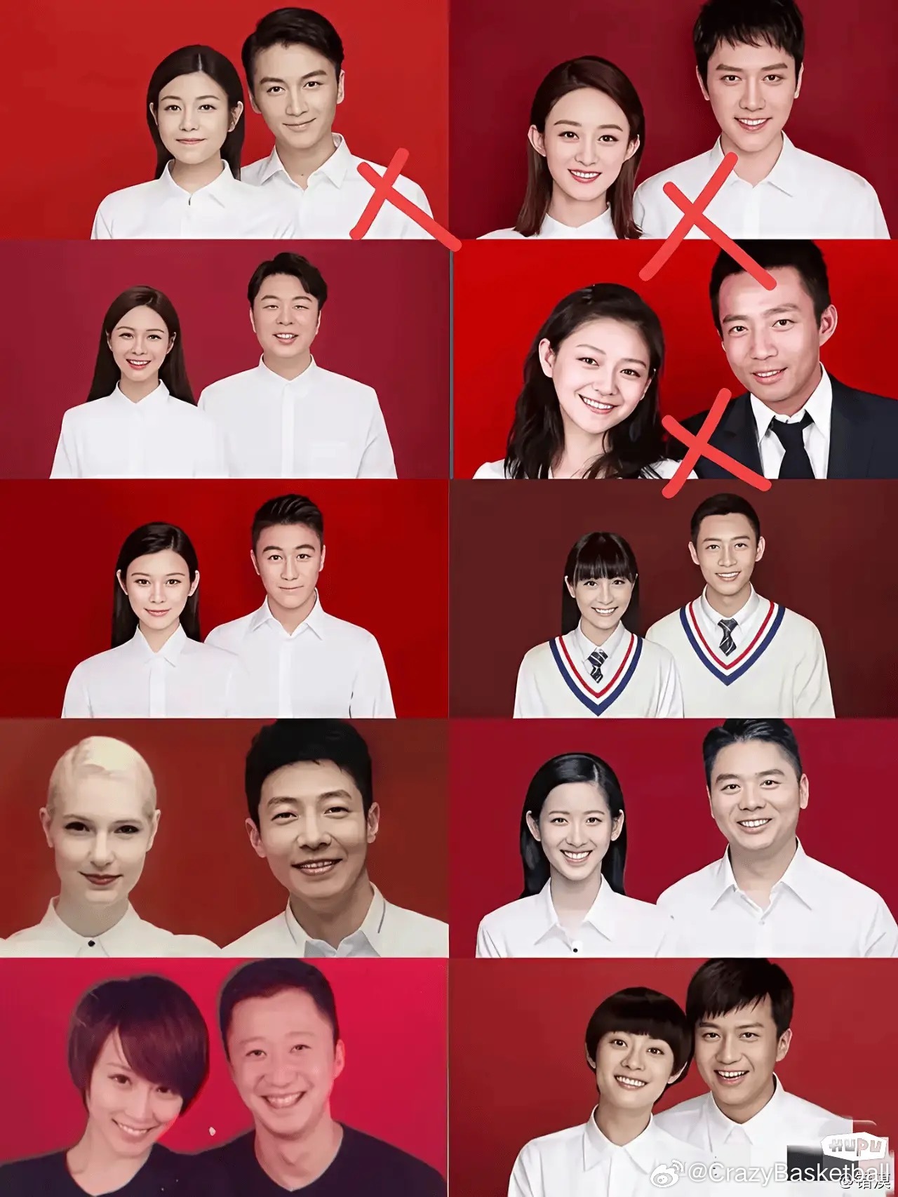 下面10对名人夫妻，你觉得哪一对能走到最后？ ​​​