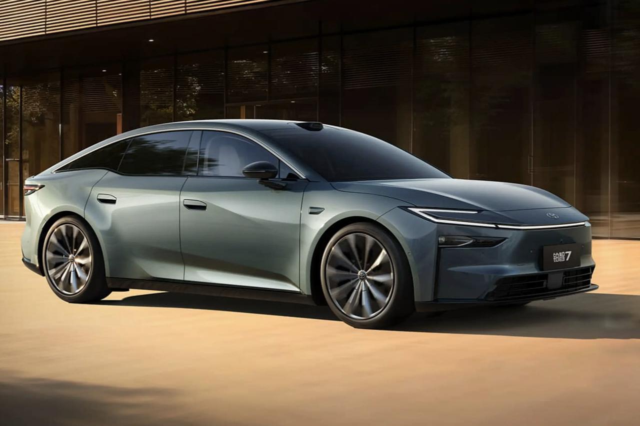 铂智7，丰田的大杀器来了。

丰田铂智7，尺寸5130x1965x1500mm，