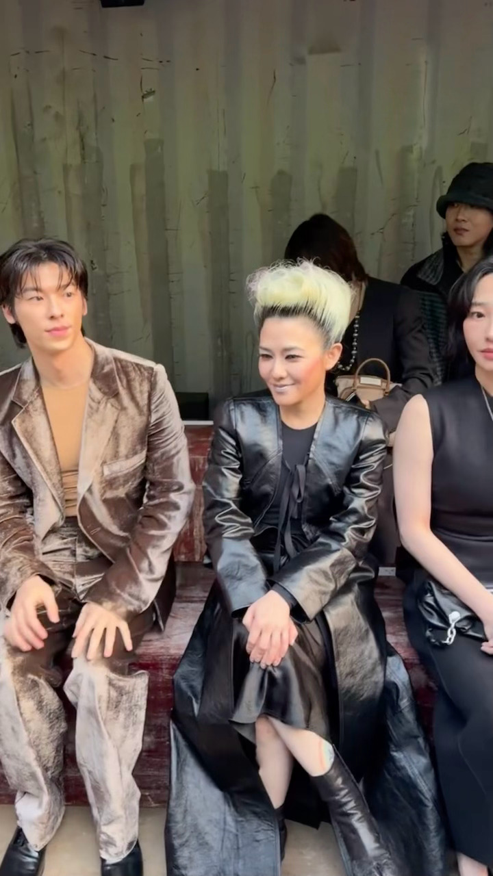 许光汉 范晓萱 白百何同框看秀✨晓萱时髦人！ 