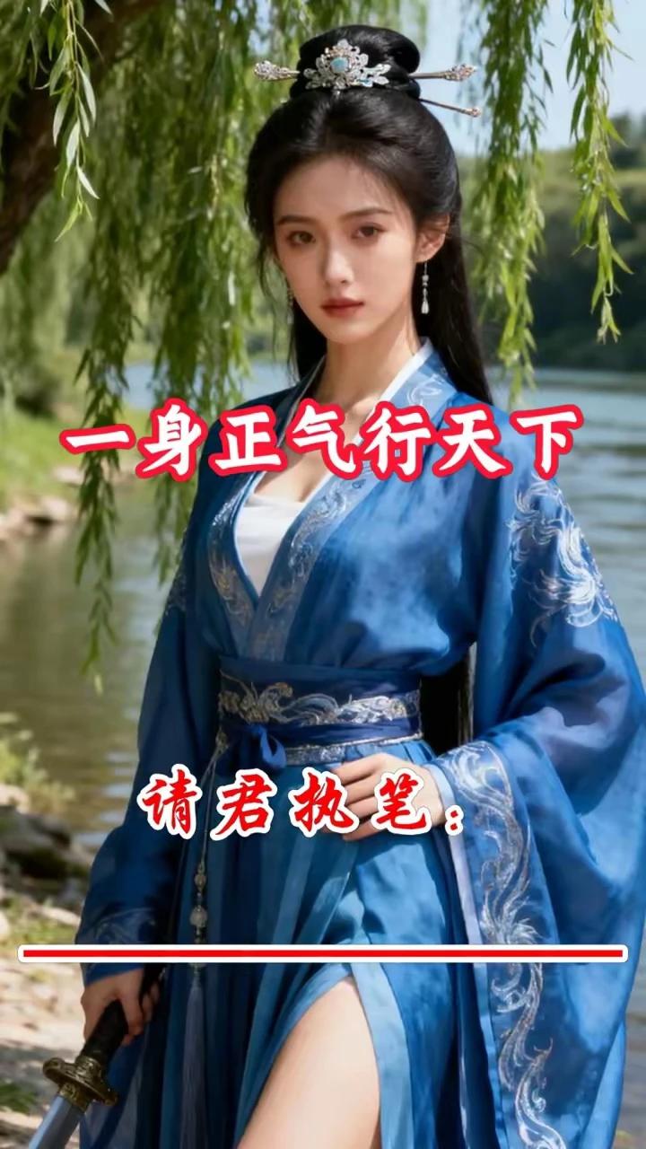 上联：一身正气行天下，
下联：两袖清风写春秋。