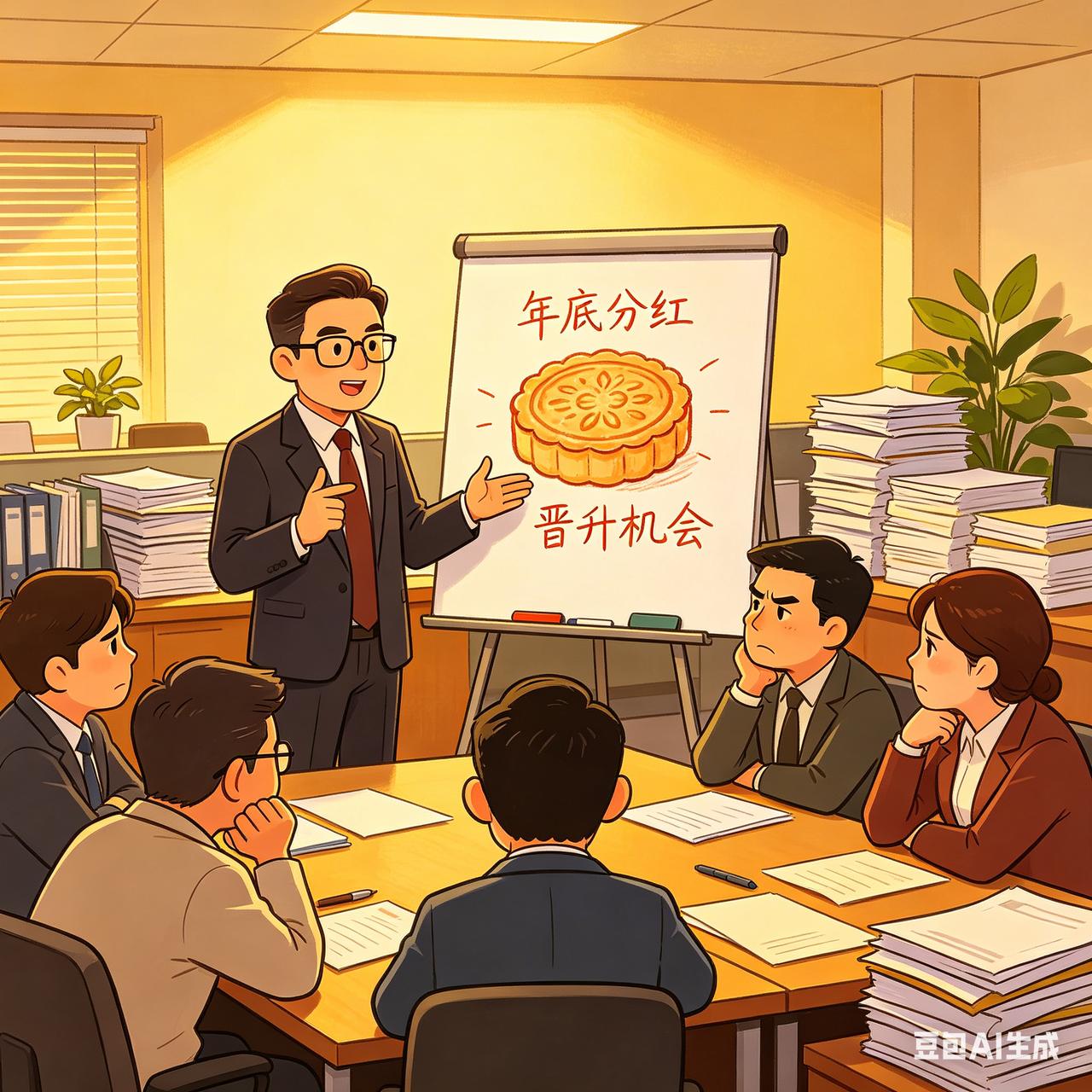 记住，老板都是很会画饼的，千万别把他们的话都当真了。

朋友公司成立了一个新部门