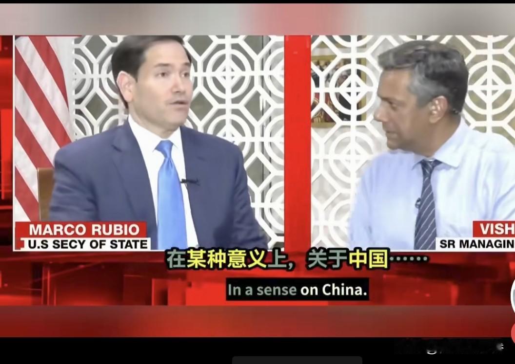 卢比奥在印度接受媒体专访时，印度记者想找事，想把问题扯到中国身上来，然后抹黑中国