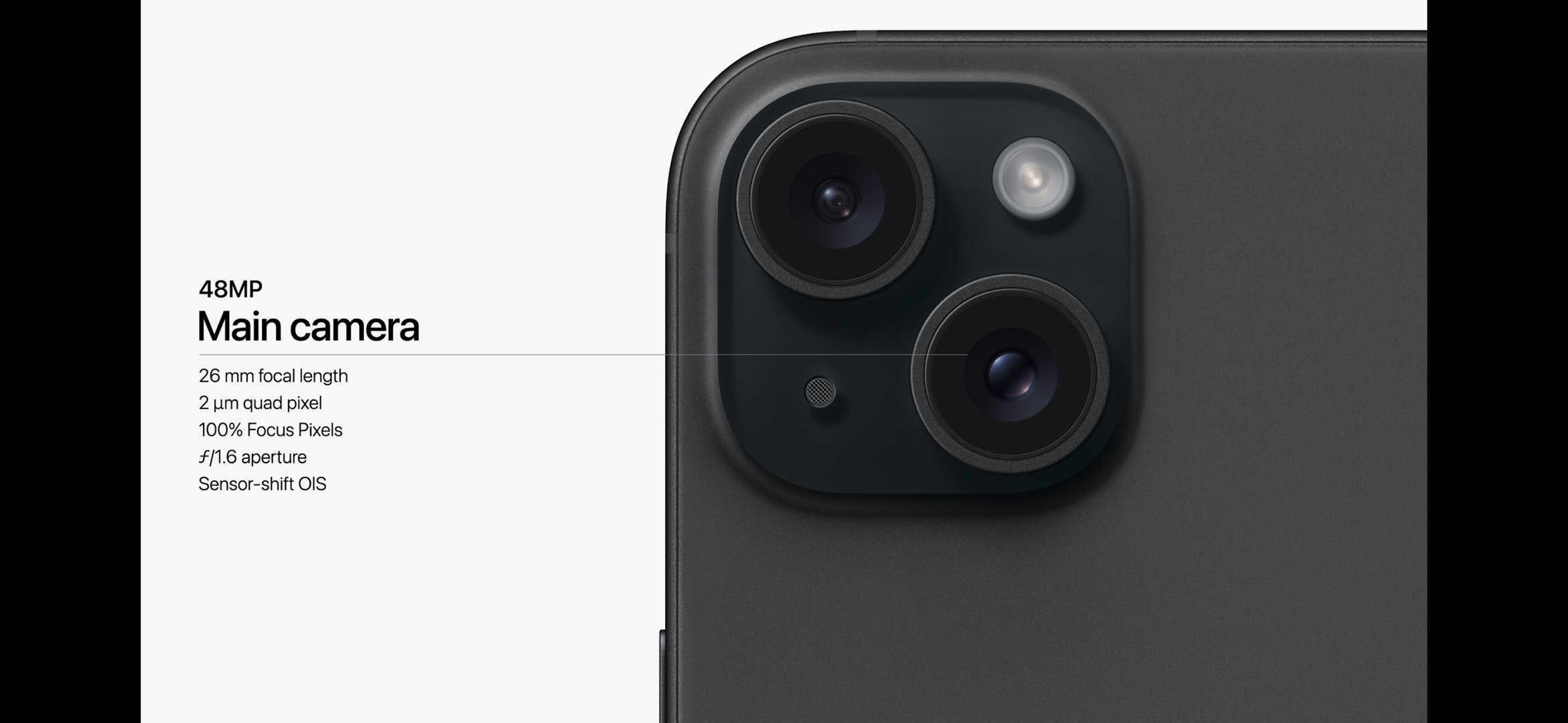 #苹果新品发布会#iPhone15 标准版 上了灵动岛和4800w主摄 ​​​