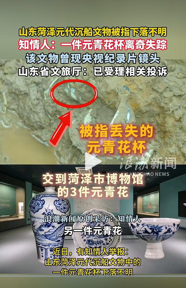8 月 6 日，菏泽市民张先生向浪潮新闻反映一桩文博疑点，十五年前轰动全国的本地