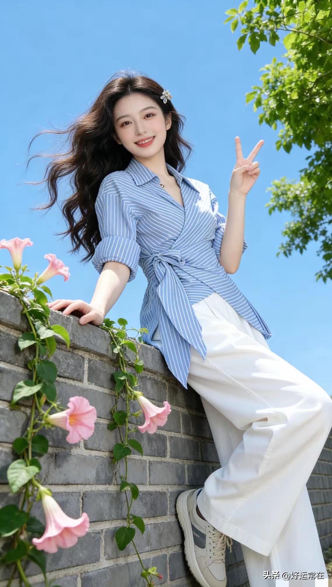 常人喜欢阔论，
墨客笔下生花。
横批：《阔论与生花》