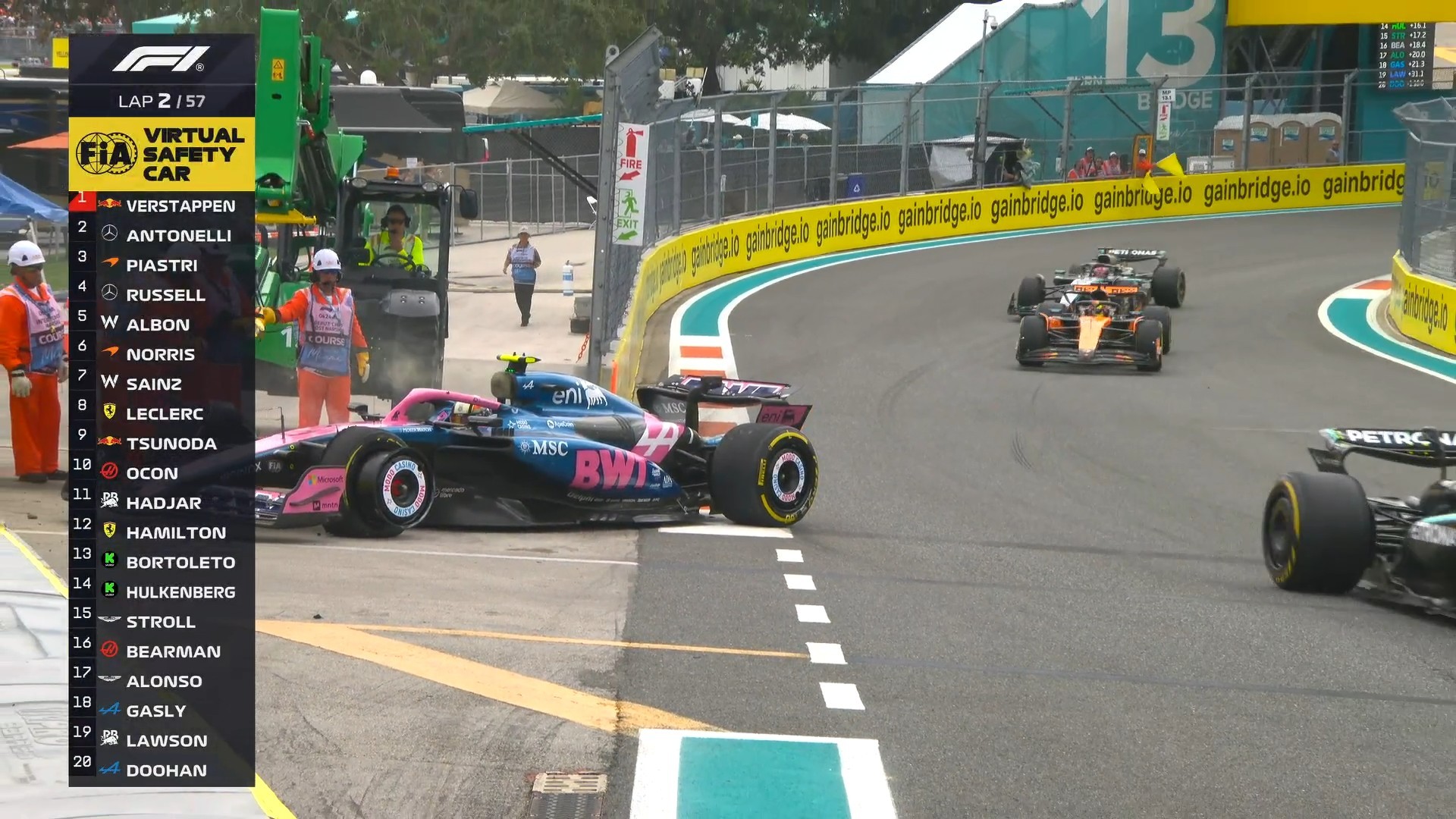 F1 杜汉退赛 2025F1迈阿密大奖赛 ​​​