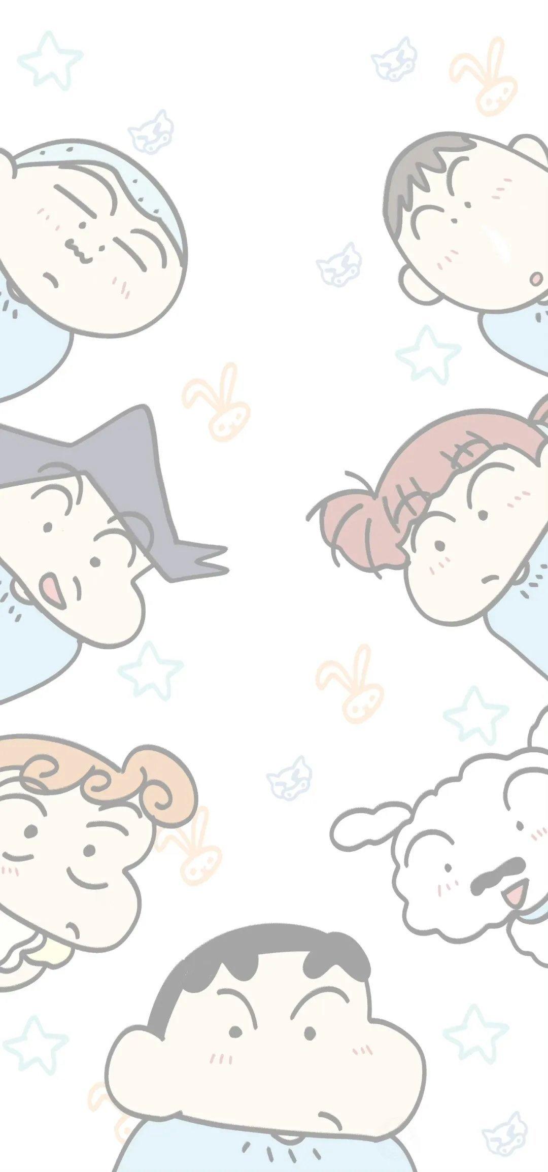 蜡笔小新壁纸丨动漫壁纸丨可爱壁纸丨手机背景图 