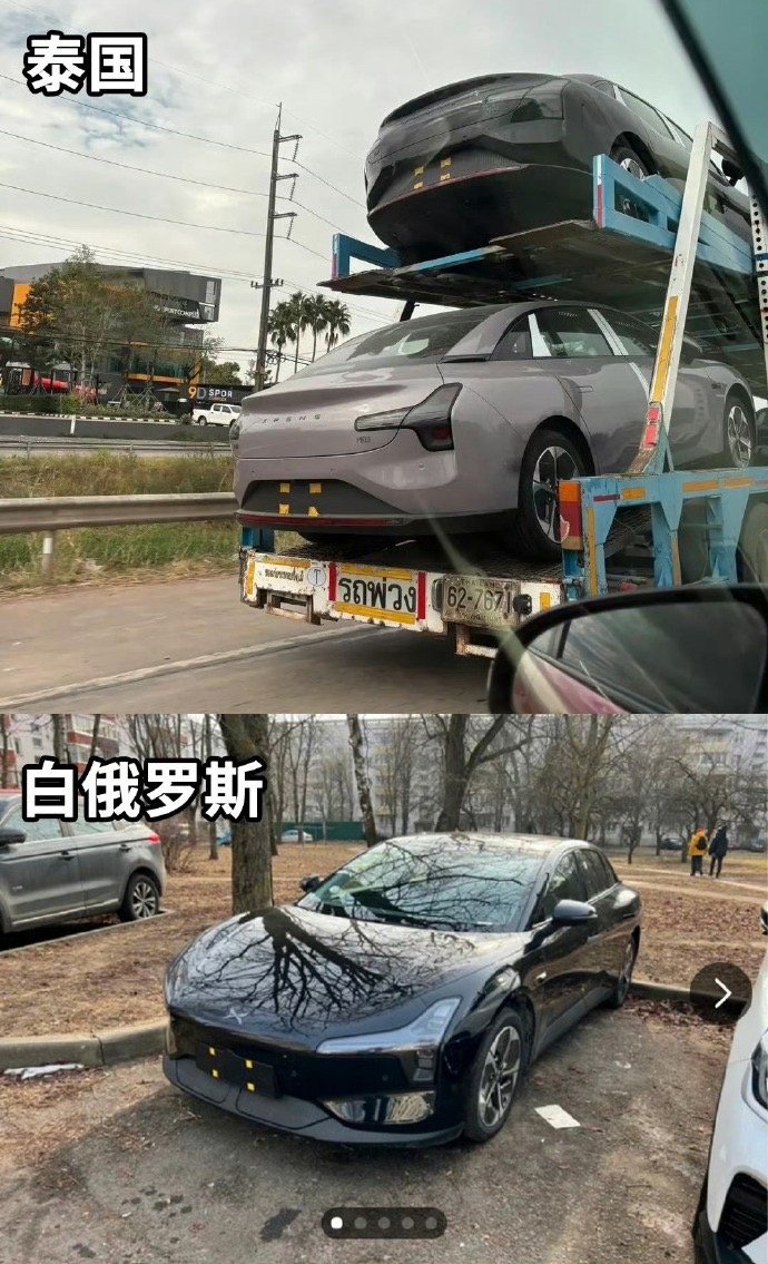 小鹏Mona M03的车友们也已经遍布各国了这颜值真的电车出海大v聊车小鹏mon