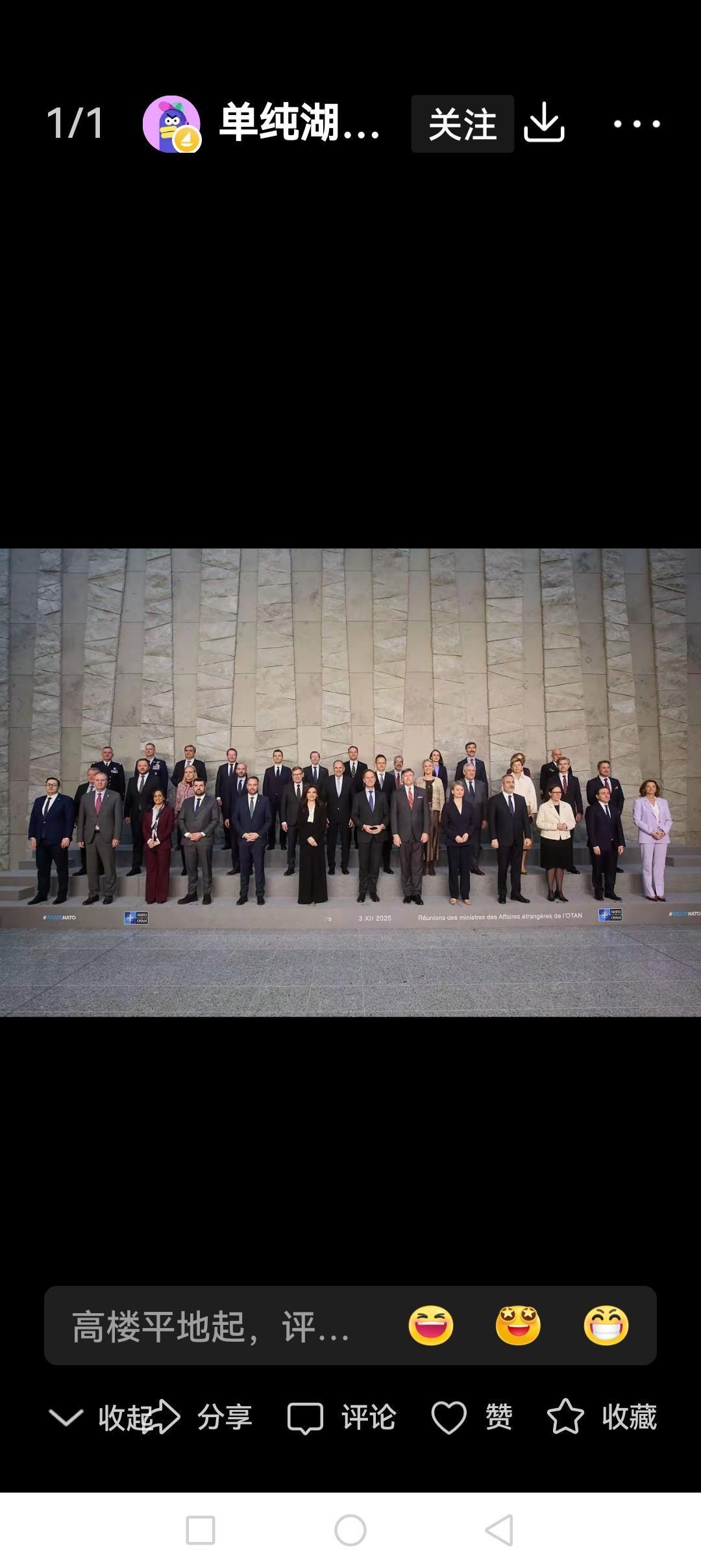 重磅！！！超过一半的欧洲人认为特朗普是欧洲的敌人。

12.3号的北约外长会议美