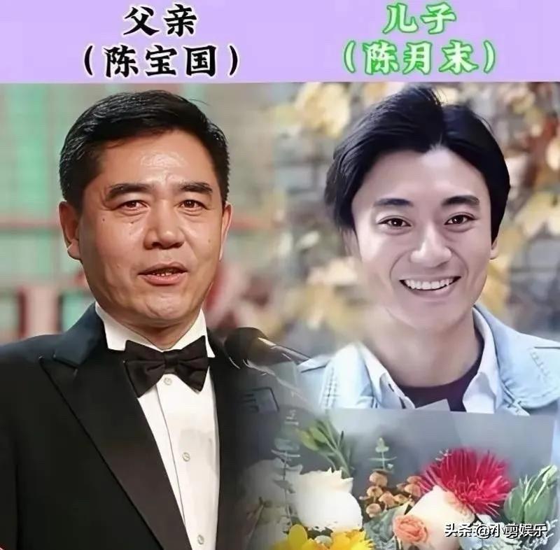 这几对明星父子颜值对比，陈宝国儿子像他，吕良伟儿子被评40分，狄龙儿子最帅

先