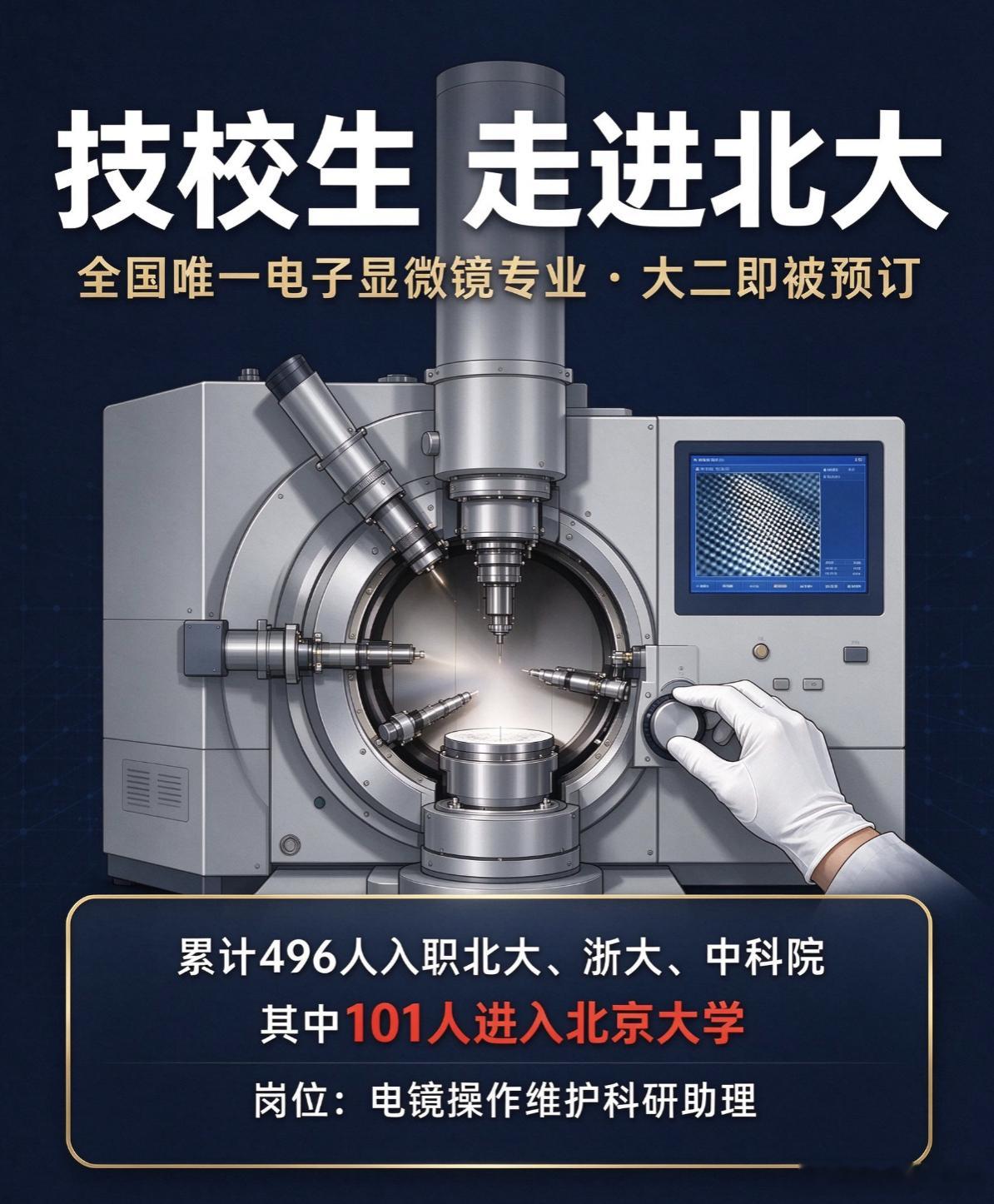 河南一技校101名毕业生入职北大 "我们学生没考上北大，但他们能去北大工作。"河