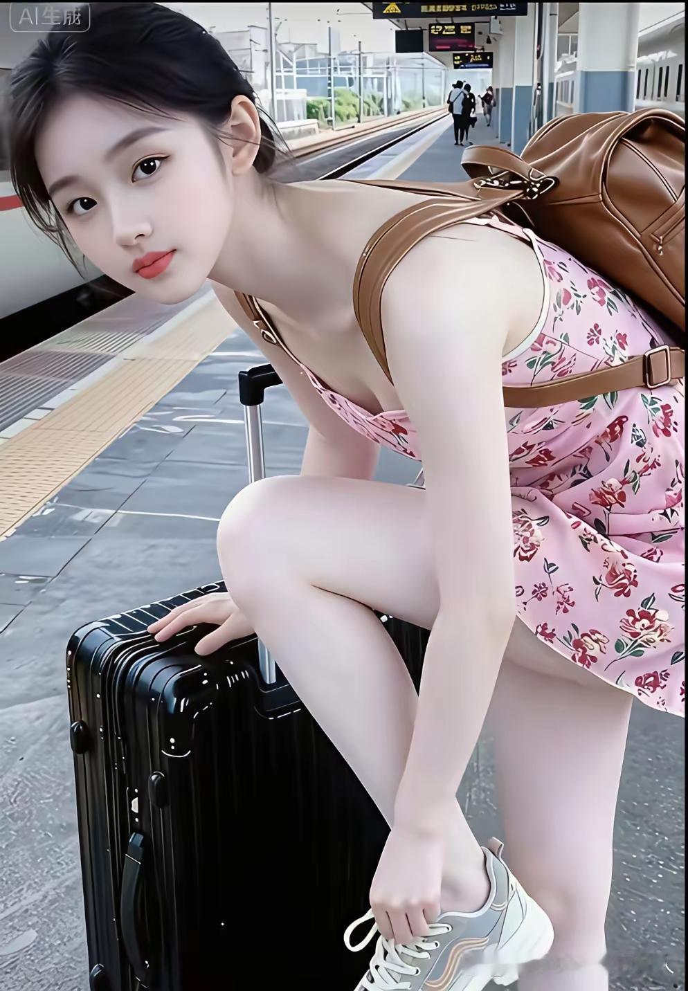 元气少女💕 轻装上阵，开启旅程！🧳👟💃