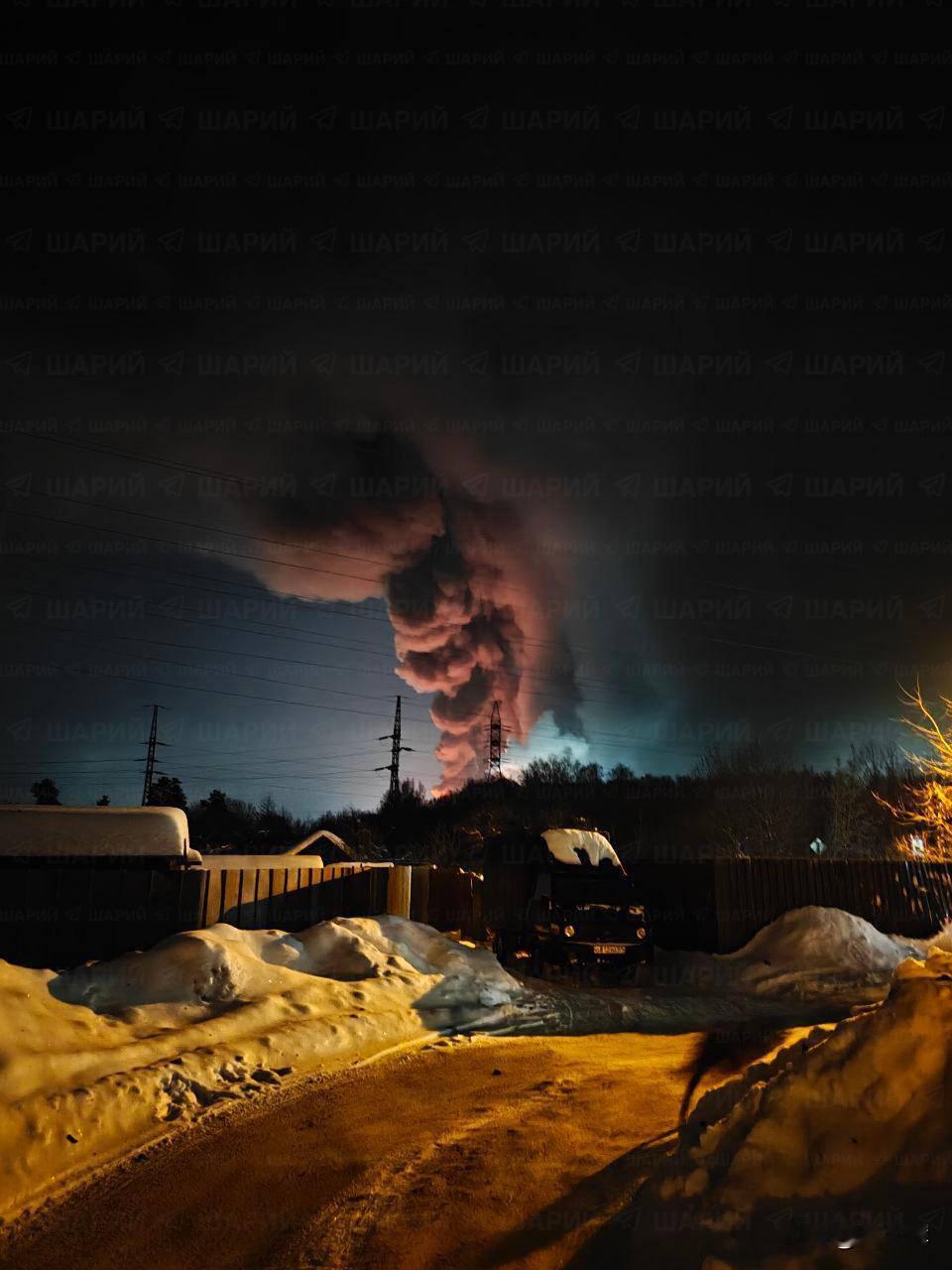 2月7日，俄军无人机袭击基辅州后，属于乌克兰前总统彼得·波罗申科的如胜公司的一处