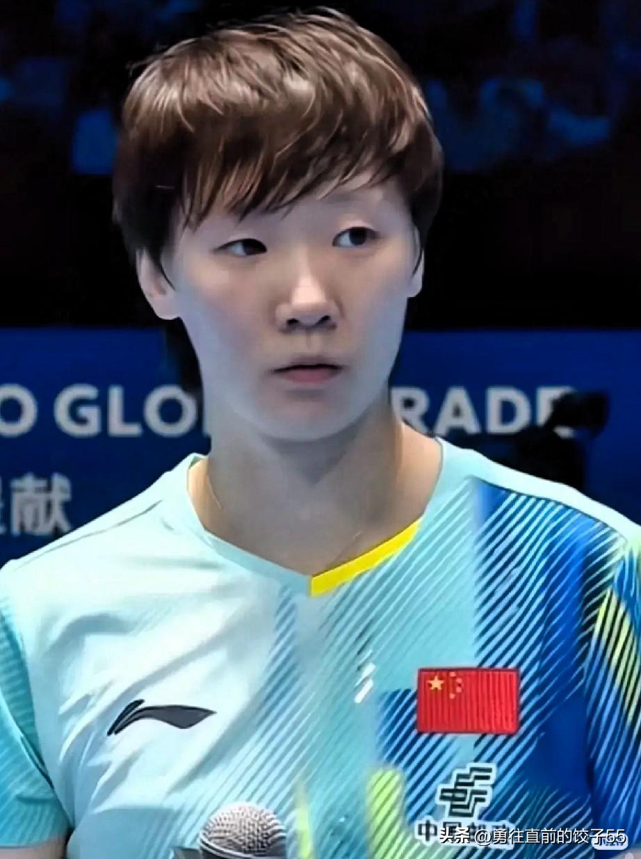 王曼昱最让我佩服的不是她的技术有多么出众，而是她的情绪管理。打球的时候从容不迫，