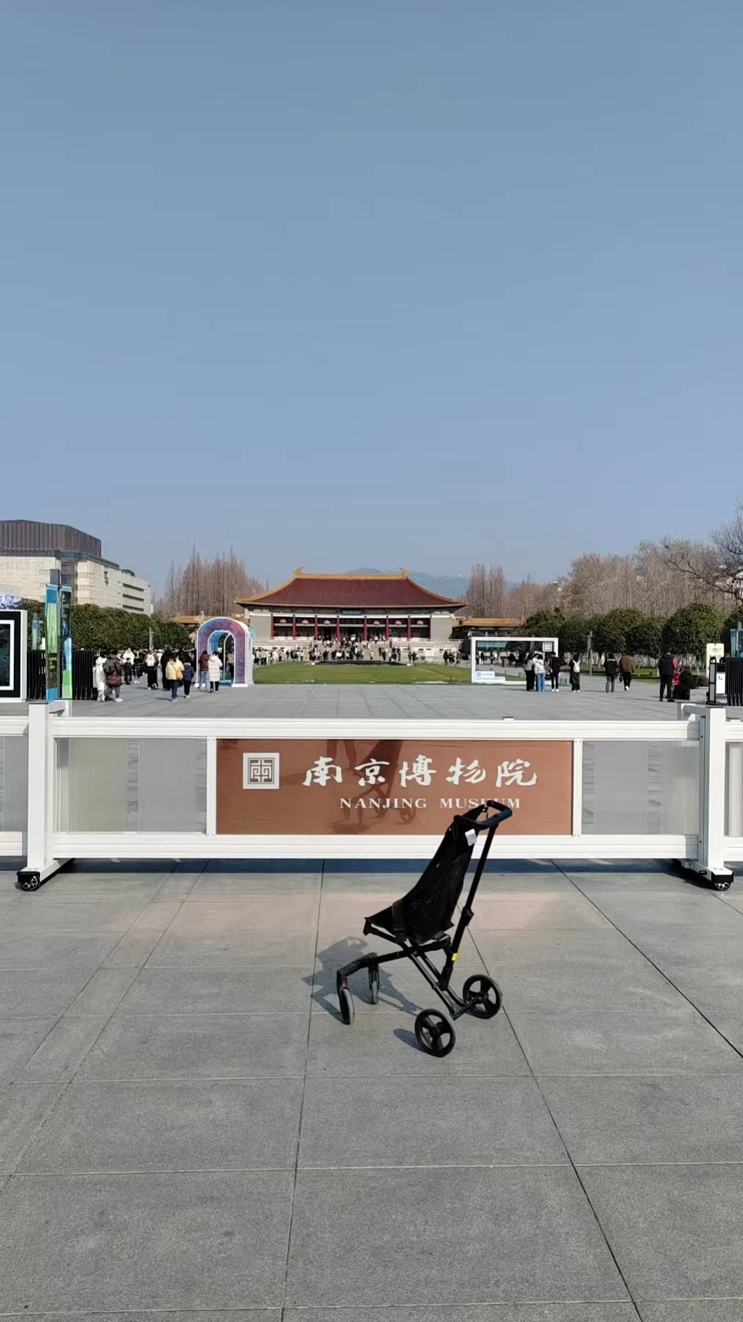 南京博物院，南京旅游，租个推车，解放双手