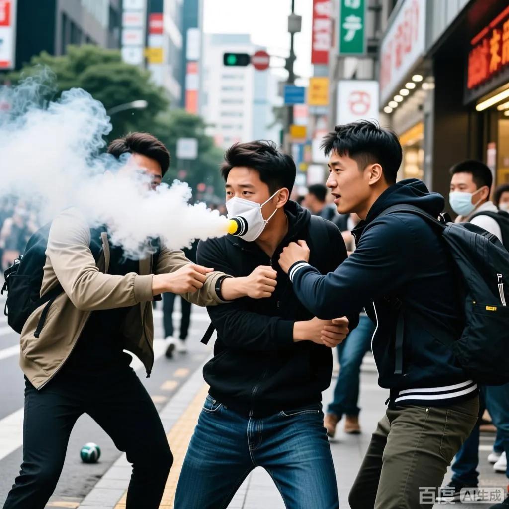 中国赴日游客街头被喷催泪瓦斯，财物被抢
       1月29日，中国游客在日本