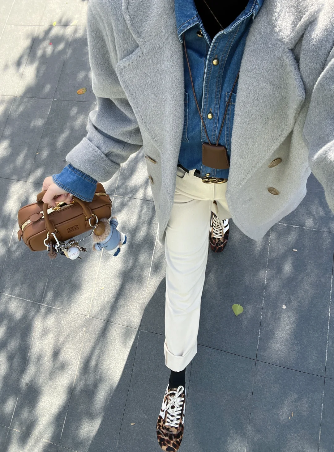 🧥灰色大衣这么穿好好看！一衣多穿也太香了！