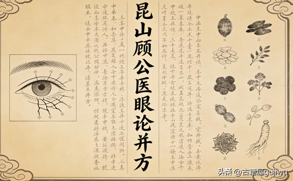 《昆山顾公医眼论并方》页数:  11双页22页