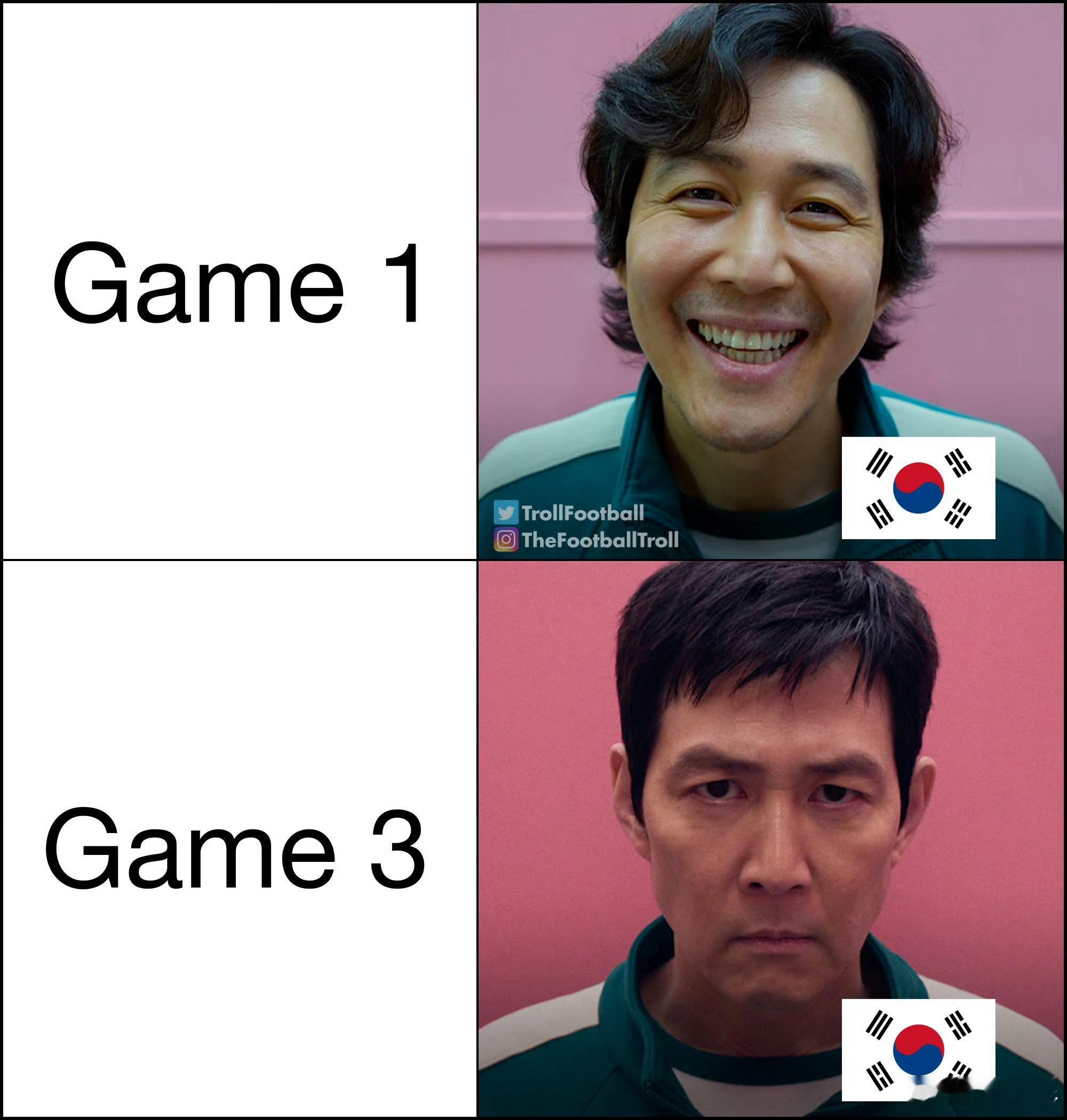 韩国爆冷不敌南非南非1比0韩国韩国队小组赛be like：韩国小组第三世界杯20